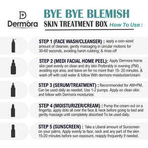 Dermora Bye-Bye Blemishes Skin Treatment 5-Step Kit