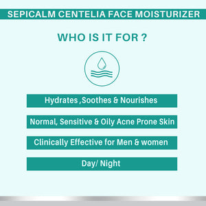 Dermora Sepicalm & Centelia face moisturizer 50 ml - Dermora