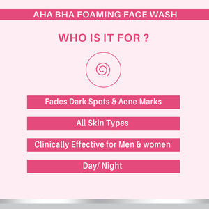 Dermora AHA BHA Foaming Face wash 150 ml - Dermora