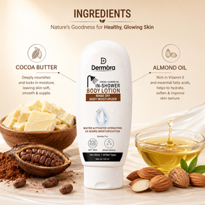 Cocoa + Almond Oil In Shower Body Lotion - Water Activated Moisturizer 120ml
