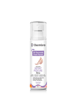 30 Second foot facial AHA Instant Pedicure Spray 100 ml - Dermora
