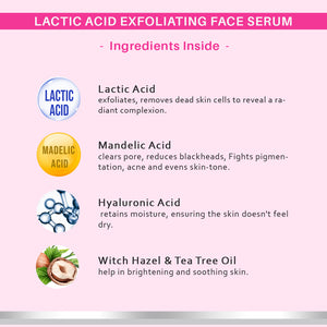 Dermora Lactic Acid exfoliating serum 30 ml - Dermora