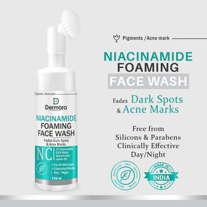Dermora Niacinamide foaming Face wash 150 ml - Dermora