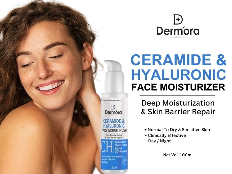 Dermora Hyaluronic & Ceramide Face Moisturizer 100 ml