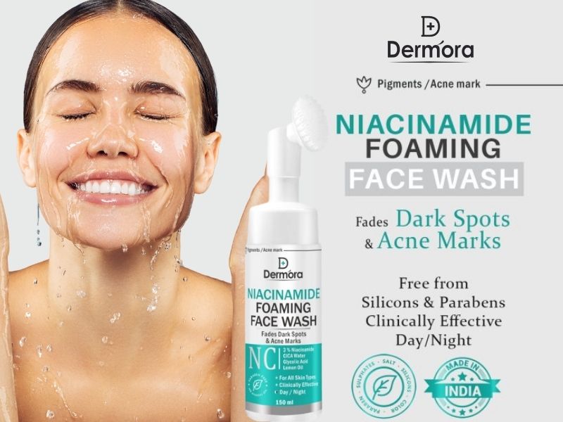 Dermora Niacinamide foaming Face wash 150 ml