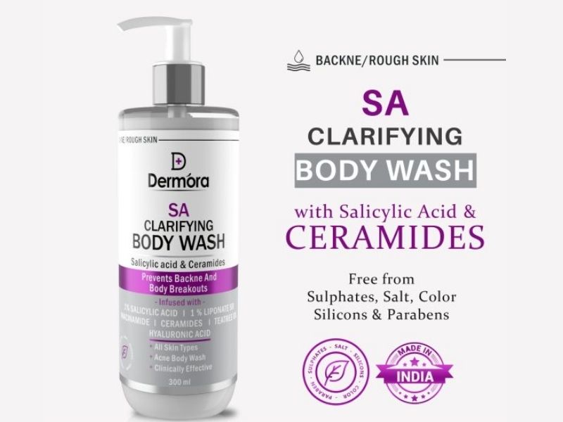 Dermora SA clarifying body wash with salicylic acid & Ceramides 300 ml