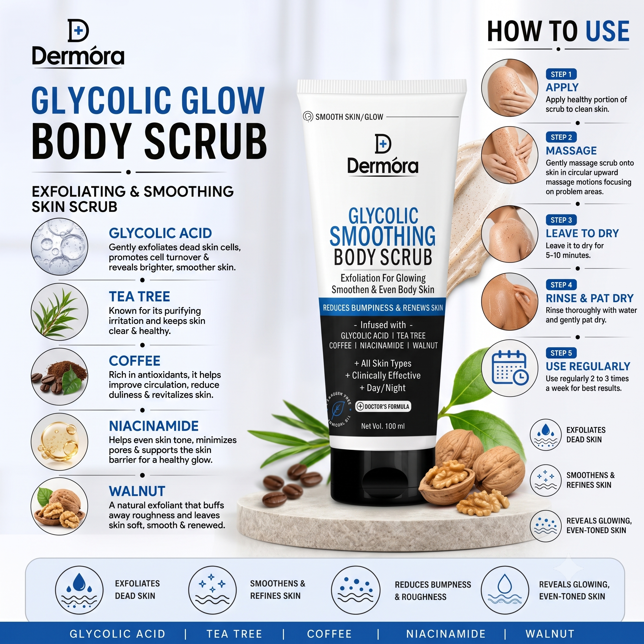 Glycolic Acid Body Scrub: The Ultimate Exfoliating Guide for Smooth, Glowing Skin