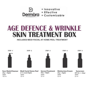 Dermora Age Defence & Wrinkle Skin Treatment 5-Step Kit