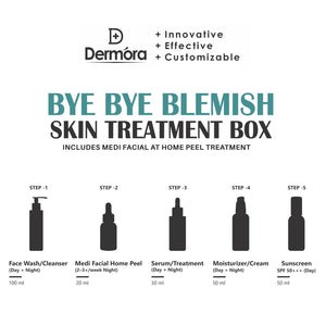 Dermora Bye-Bye Blemishes Skin Treatment 5-Step Kit