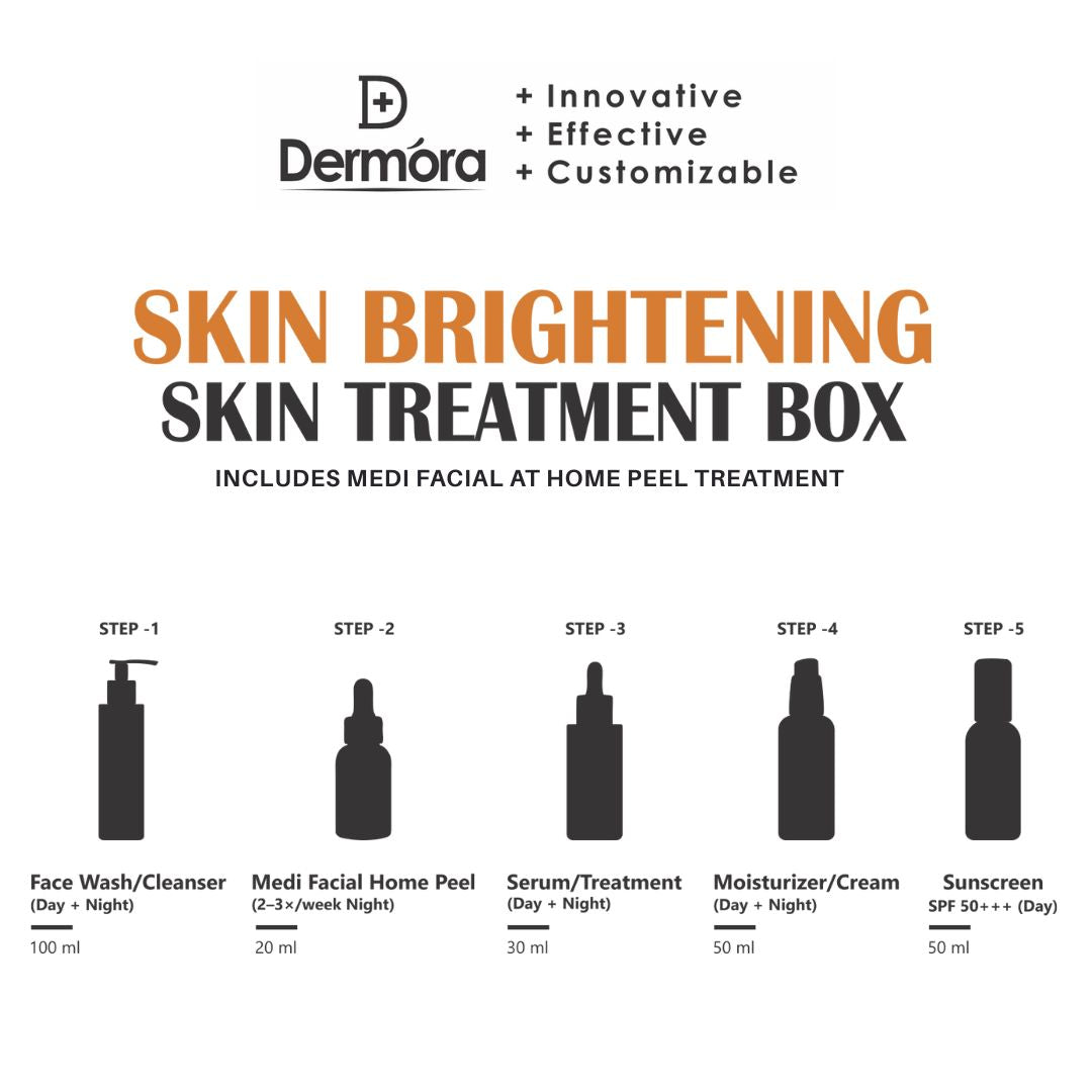 Dermora Skin Brightening Treatment 5-Step Kit