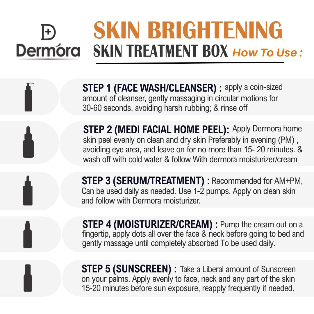Dermora Skin Brightening Treatment 5-Step Kit