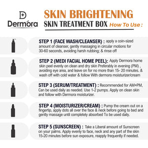 Dermora Skin Brightening Treatment 5-Step Kit