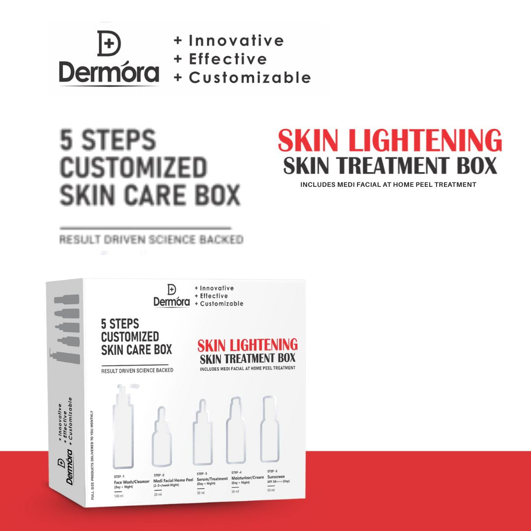 Dermora Skin Lightening Skin Treatment 5-Step Kit