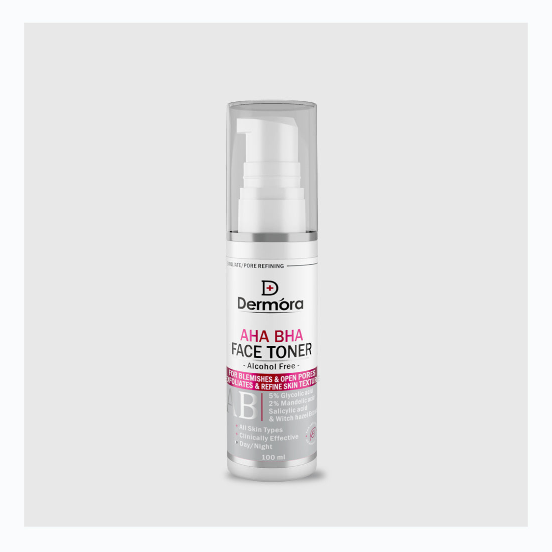 Dermora AHA BHA face toner 100 ml - Dermora
