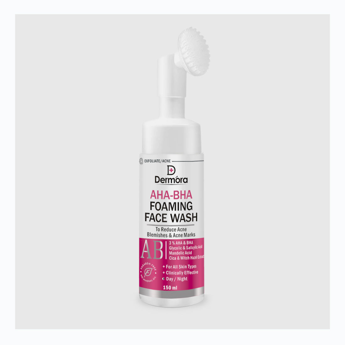 Dermora AHA BHA Foaming Face wash 150 ml - Dermora