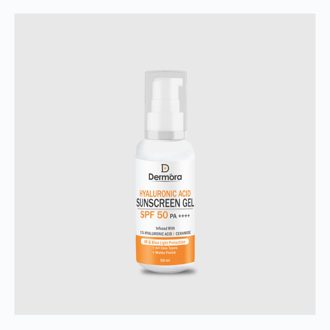 Dermora Hyaluronic Acid Sunscreen Gel with SPF 50 ++++ | 50 ml - Dermora