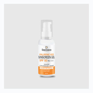 Dermora Hyaluronic Acid Sunscreen Gel with SPF 50 ++++ | 50 ml - Dermora