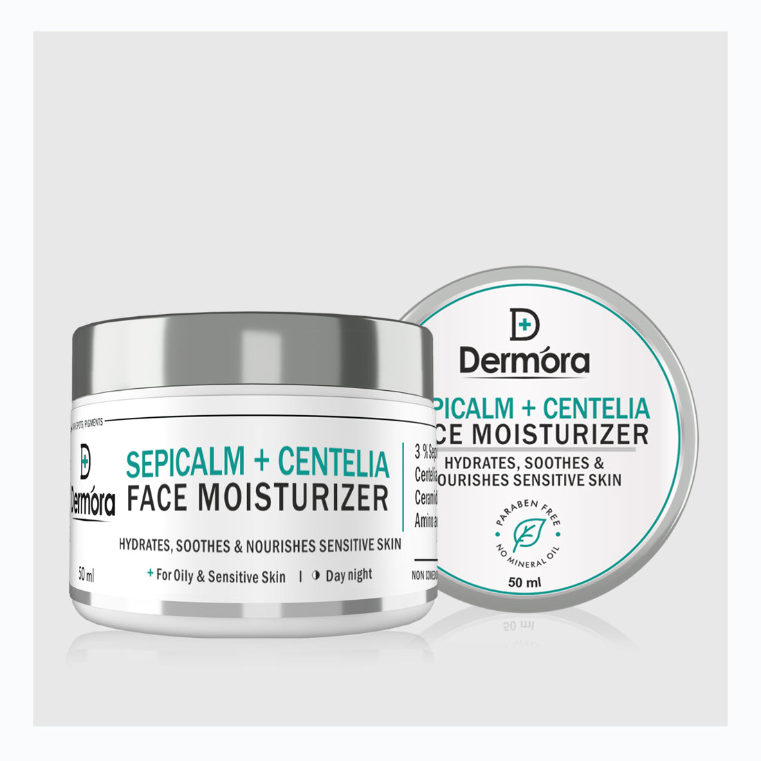 Dermora Sepicalm & Centelia face moisturizer 50 ml - Dermora