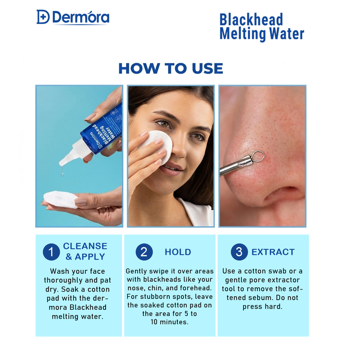 Blackhead Melting Water Targets blackheads Whiteheads & Excess Oil 100 ml