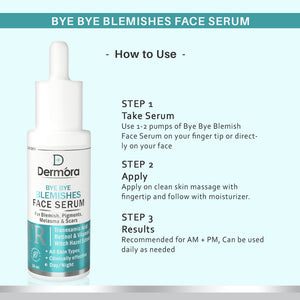 Dermora Bye Bye Blemish Face Serum 30 ml - Dermora