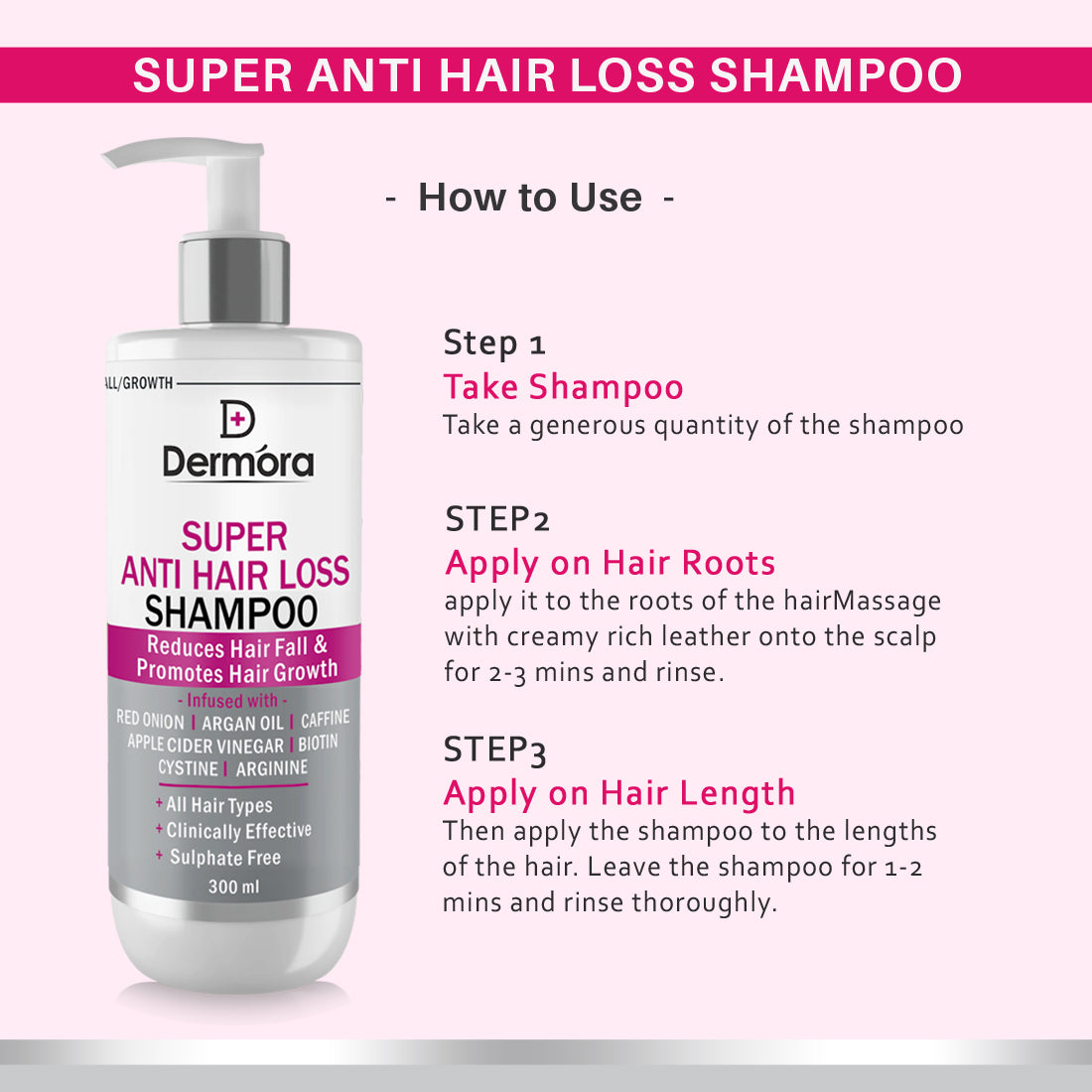 Dermora Super Anti Hair Loss Shampoo 300 ml - Dermora