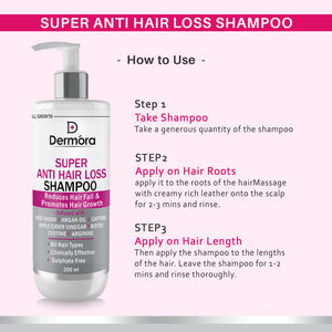 Dermora Super Anti Hair Loss Shampoo 300 ml - Dermora