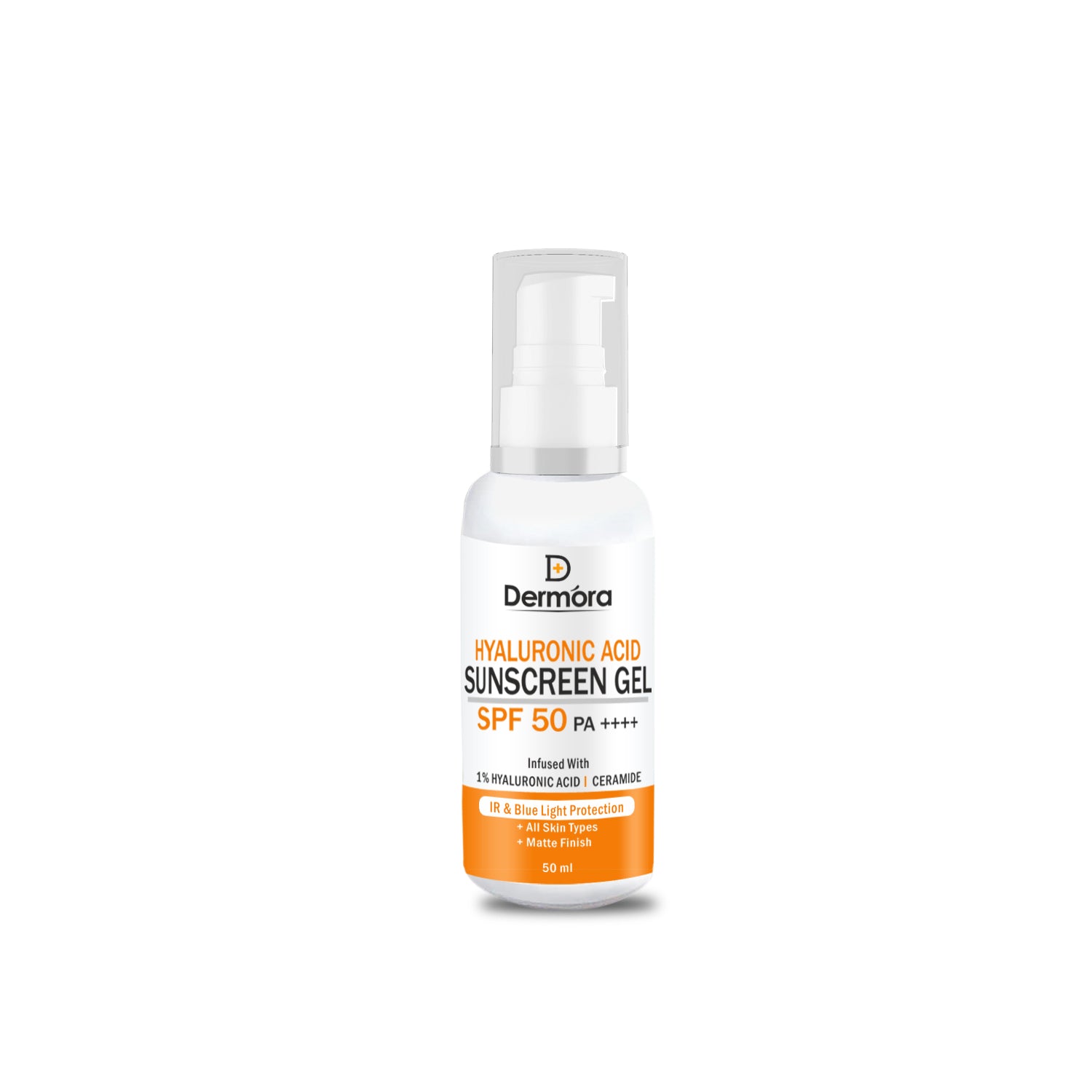 Dermora Hyaluronic Acid Sunscreen Gel with SPF 50 ++++ | 100 ml - Dermora