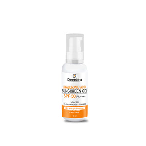 Dermora Hyaluronic Acid Sunscreen Gel with SPF 50 ++++ | 100 ml - Dermora