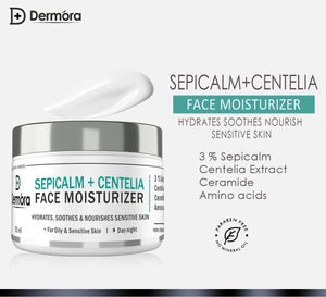 Dermora Sepicalm & Centelia face moisturizer 50 ml - Dermora