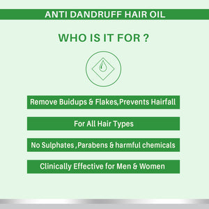 Dermora Anti Dandruff hair oil 200 ml - Dermora