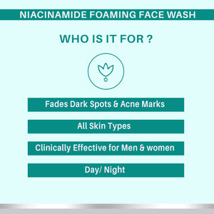 Dermora Niacinamide foaming Face wash 150 ml - Dermora