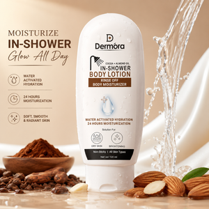 Cocoa + Almond Oil In Shower Body Lotion - Water Activated Moisturizer 120ml
