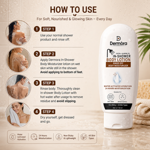 Cocoa + Almond Oil In Shower Body Lotion - Water Activated Moisturizer 120ml