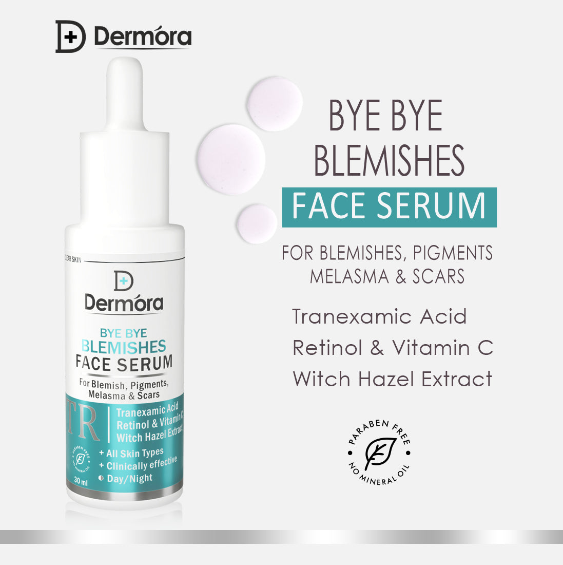 Dermora Bye Bye Blemish Face Serum 30 ml - Dermora