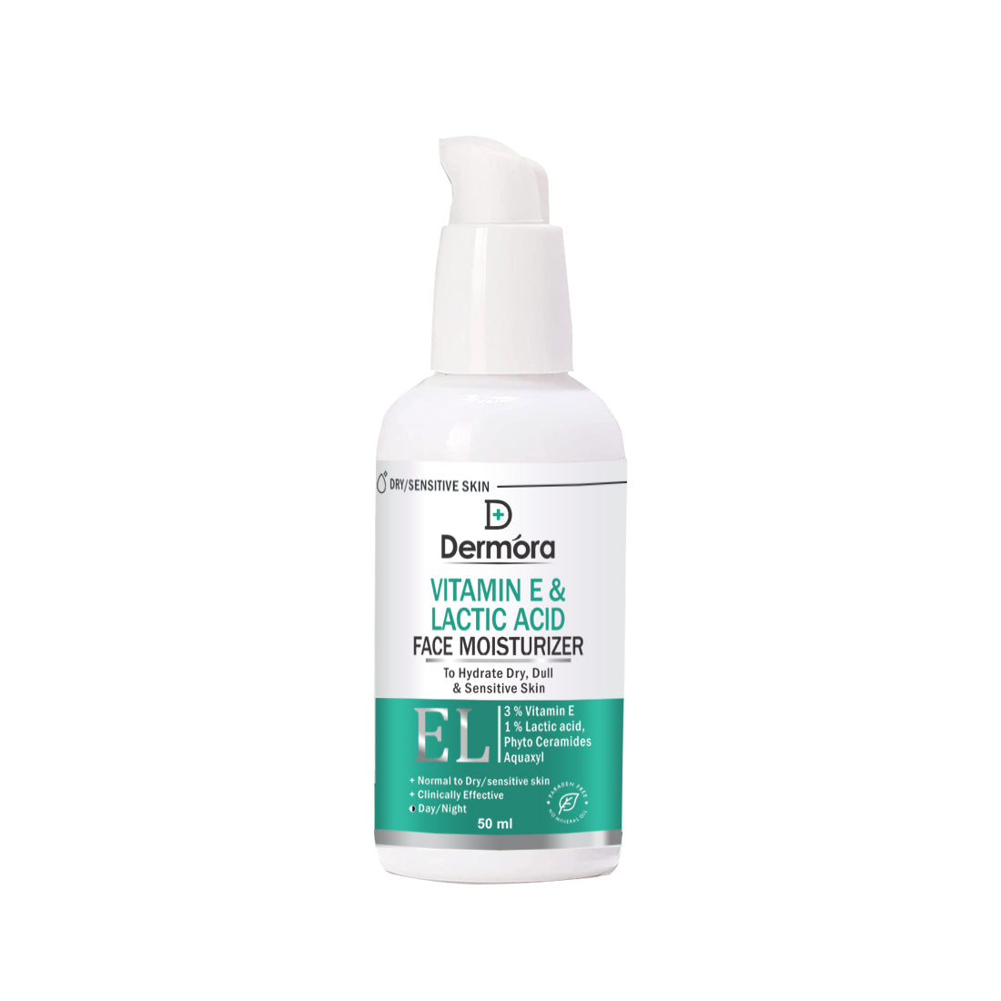Dermora Vitamin E & Lactic Acid Face Moisturizer 50 ml - Dermora