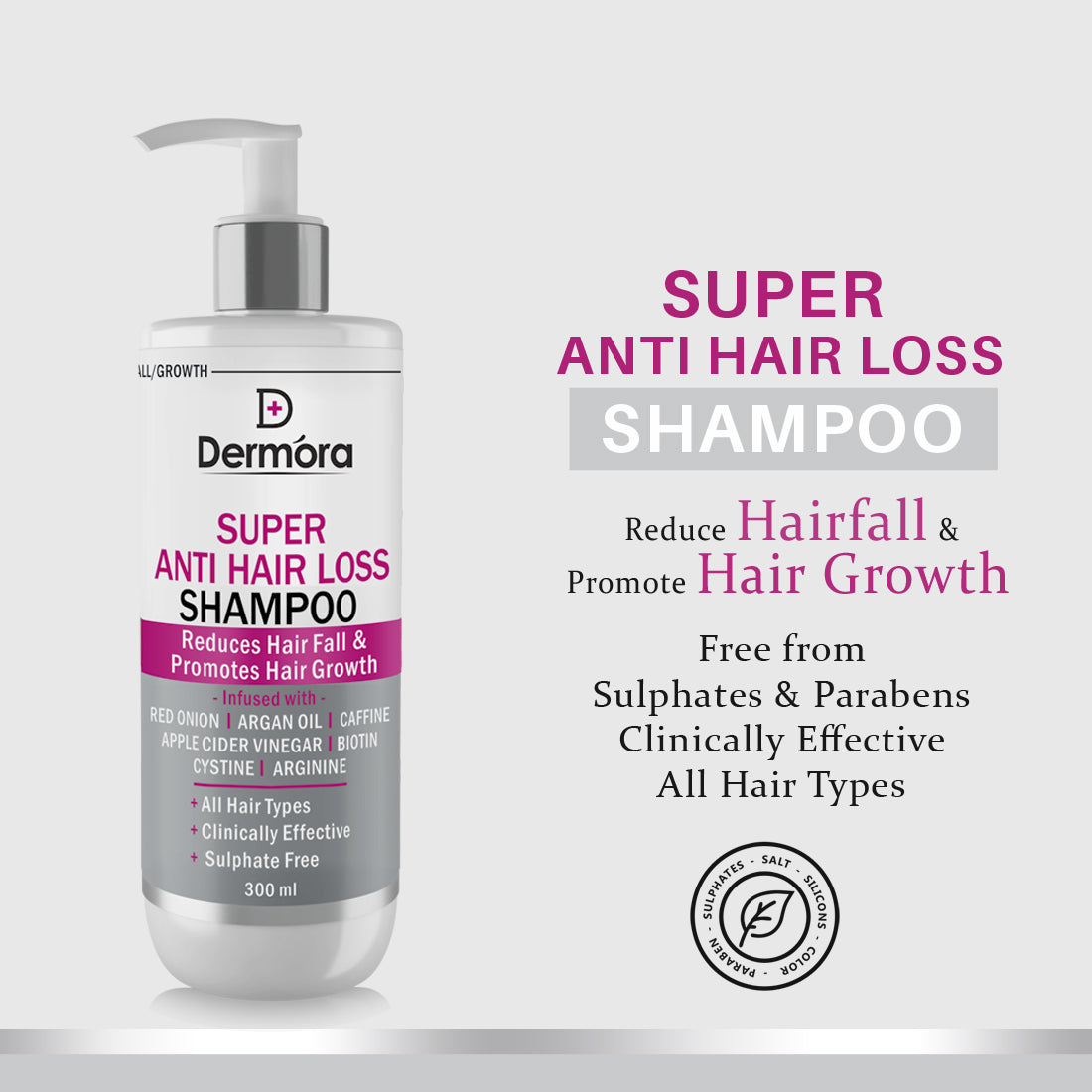 Dermora Super Anti Hair Loss Shampoo 300 ml - Dermora