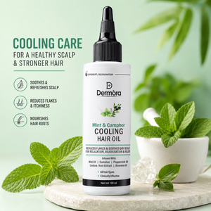 Mint & Camphor Cooling Hair Oil 100 ml soothes Scalp, Relieves Itch & Promotes Growth