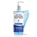 Dermora  AHA BHA Exfoliating Body Wash with Lactic acid, Salicylic acid Tomato Extract & Blueberry Extract 300 ml
