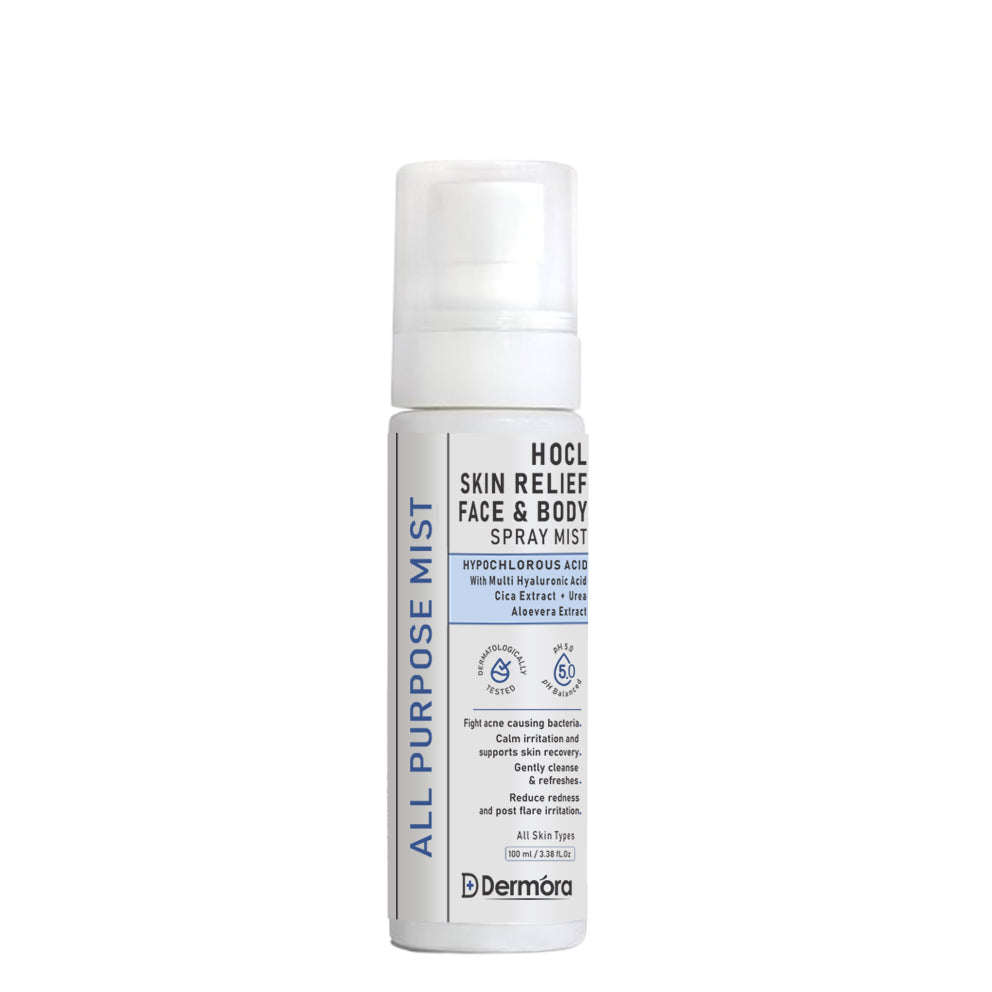 HOCL Skin Relief Face & Body Spray Mist Fight acne causing bacteria 100 ml