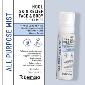 HOCL Skin Relief Face & Body Spray Mist Fight acne causing bacteria 100 ml