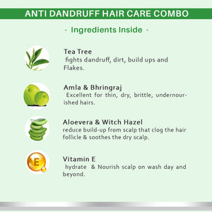 Dermora Anti Dandruff Clarifying Shampoo with anti dandruff hair oil 500(300+200)ml - Dermora