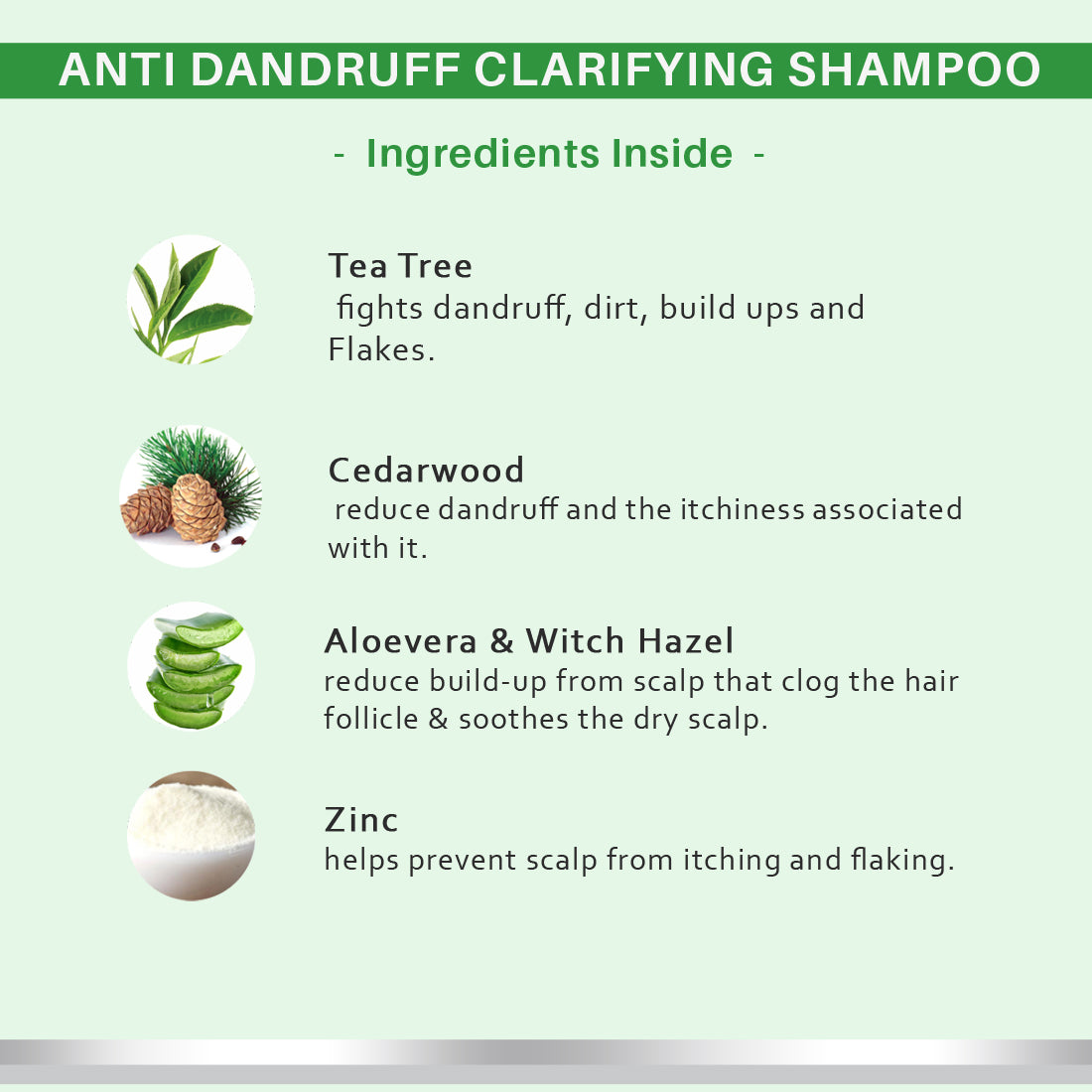 Anti-Dandruff Clarifying Shampoo Reduces Dandruff, Flakes, Soothes Scalp 300 Ml - Dermora