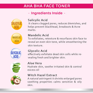 Dermora AHA BHA face toner 100 ml - Dermora
