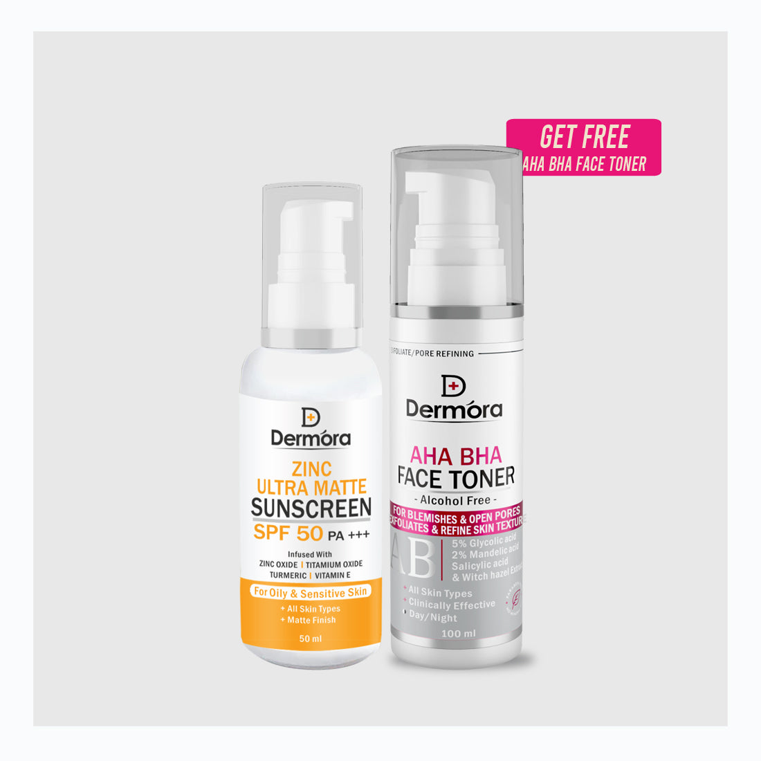 Dermora Zinc Ultra Matte Sunscreen with SPF 50 +++ 50 ml - Dermora
