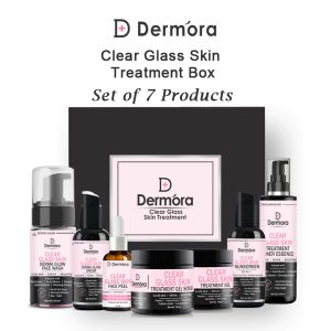 Dermora Clear glass skin treatment kit 530 ml