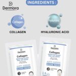 Dermora Collagen Sensitive Face Mask Firming & Anti Aging Peel Off Mask For Women & Men Pack of 2 (Powder 90 Gms + Gel 25 Gms)
