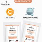 Dermora Vitamin C Sensitive Algae Peel Off Face Mask, Hydrating, Brightening & Reduce Dark Spots For Women & Men Pack of 2 (Powder 90 Gms.+ Gel 25 Gms)