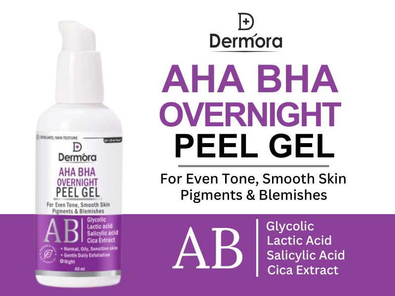 Dermora AHA-BHA Overnight Peel Gel 40 ml