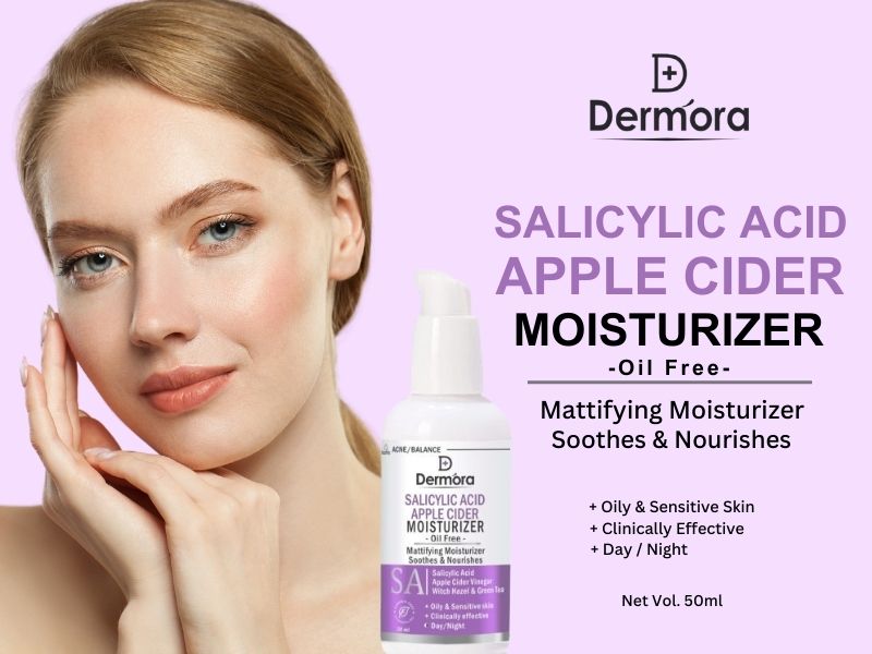 Dermora Salicylic Acid & apple cider moisturizer 50 ml