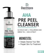 Dermora Professional 6% Medium Advanced 2-Step Tranexamic + Retinol Peel Kit With 5-Steps | Enzyme Cleanser Peel (12g) | Pre Peel Cleanser (100ml) | Tranexamic + Retinol Peel Solution (30ml) | Tranexamic + Retinol Peel Cream (30ml) | Post Peel Neutralizer (100ml)